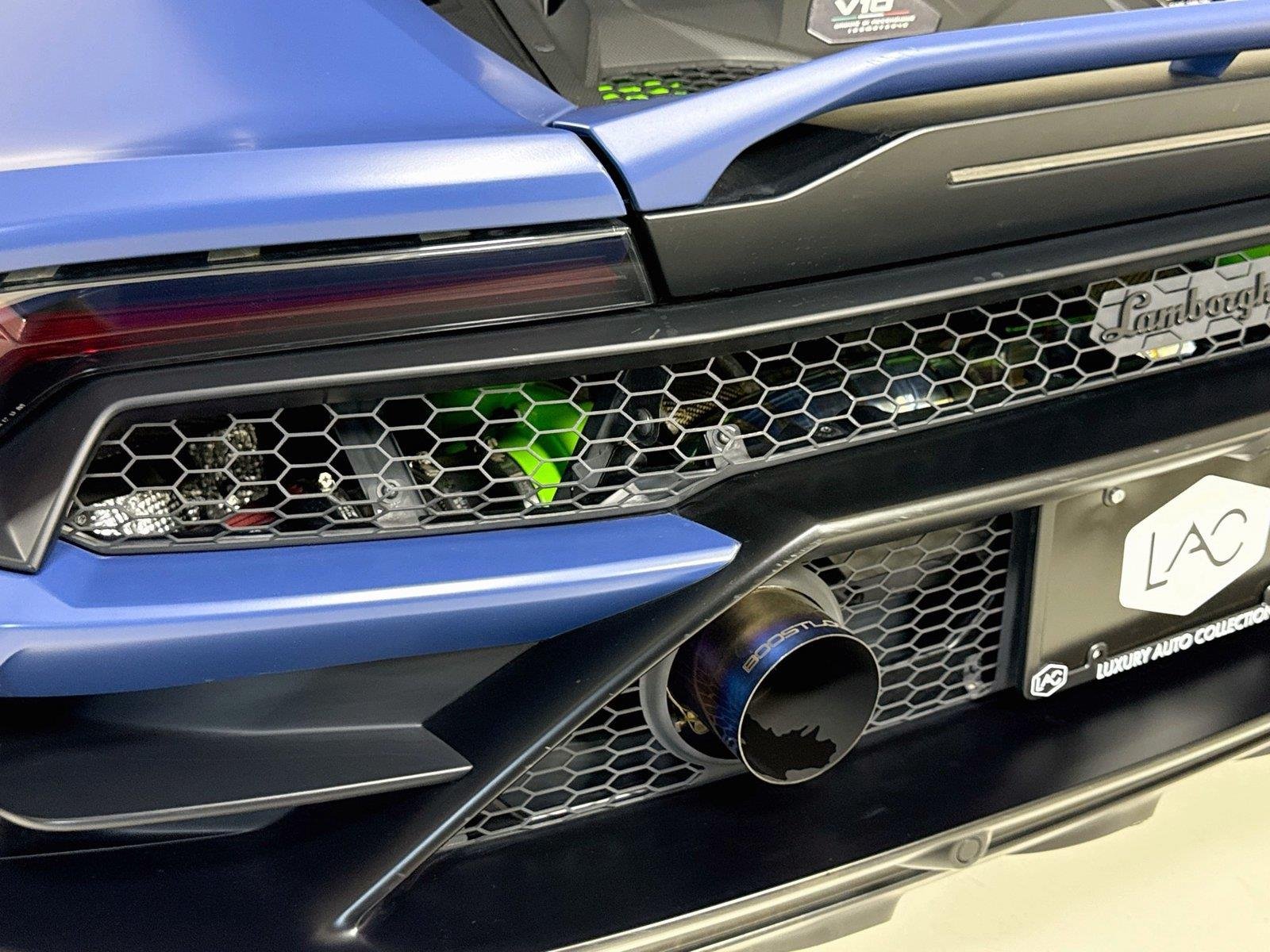 Used 2023 Blu Grifo Matte Lamborghini COUPE  | BOOST LOGIC TT KIT image 27