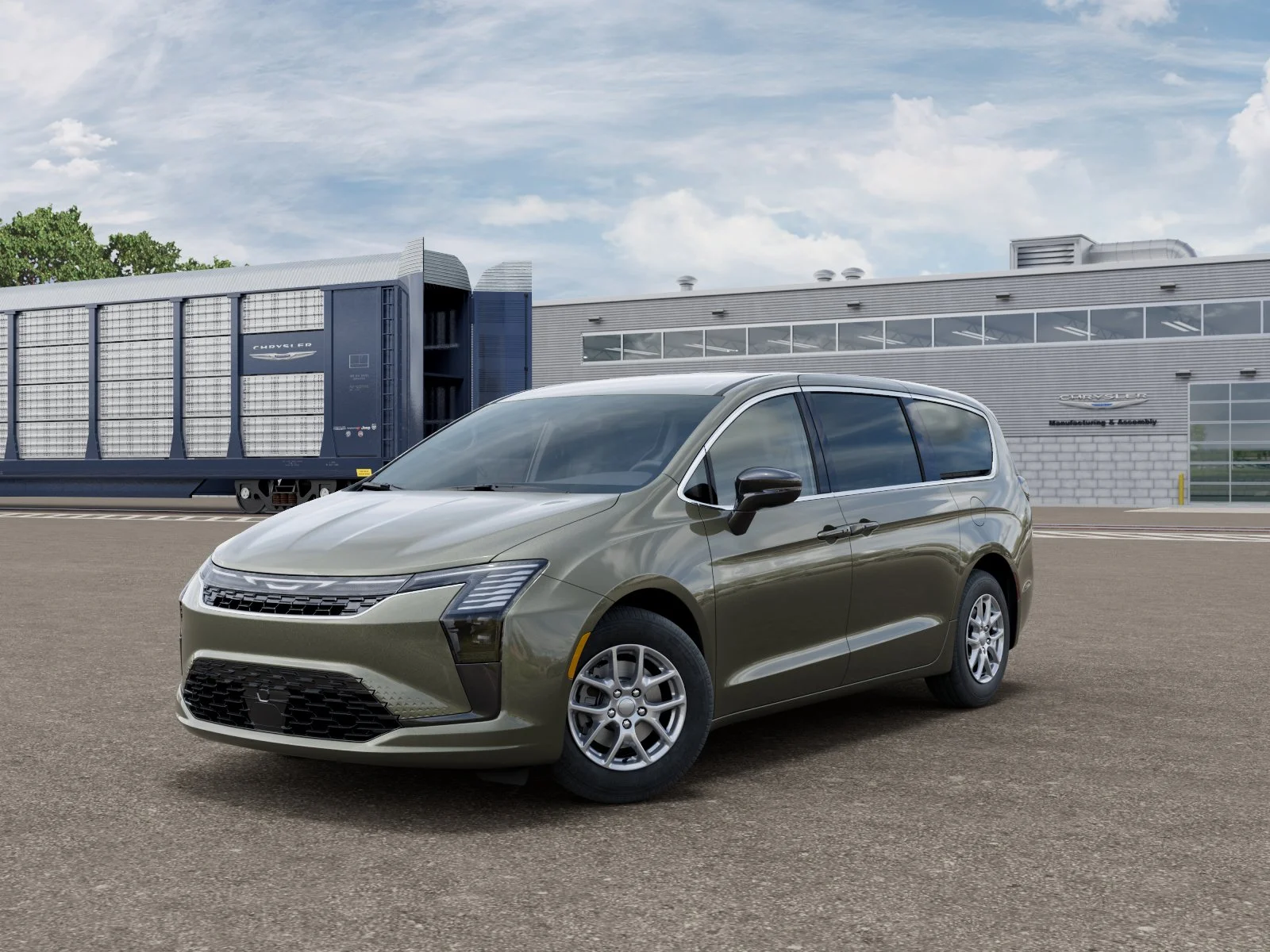 New 2027 Olive Green Pearl-Coat Exterior Paint Chrysler Select image 1