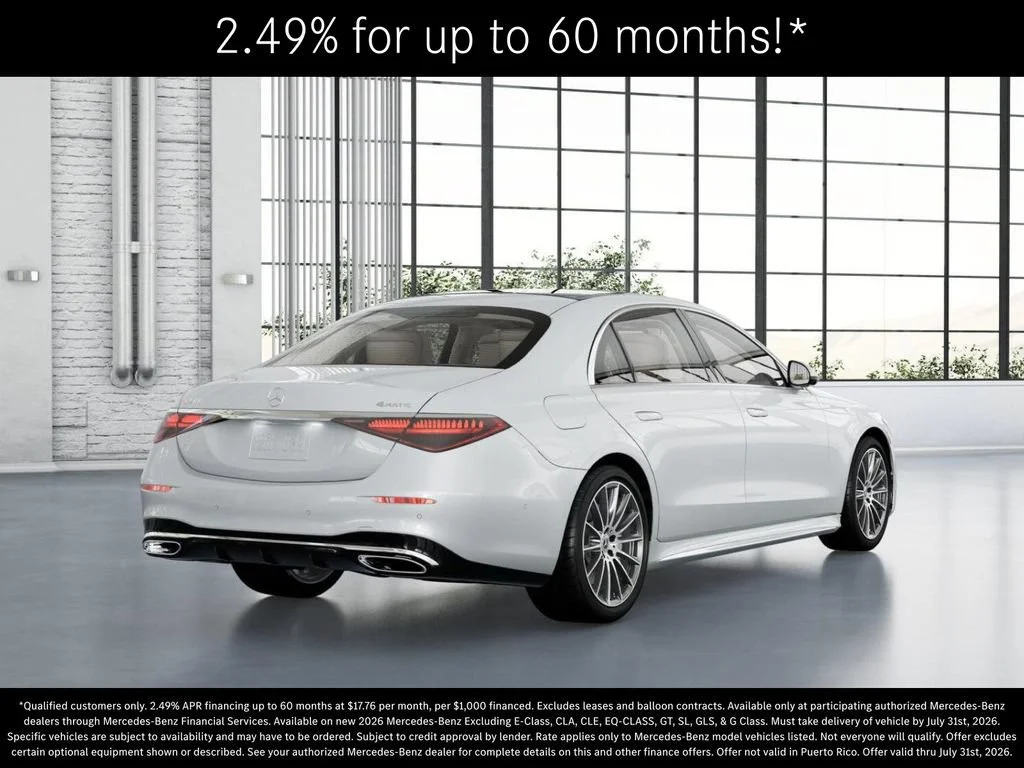 New 2026 MANUFAKTUR Moonlight White Metallic Mercedes-Benz S 500 image 64