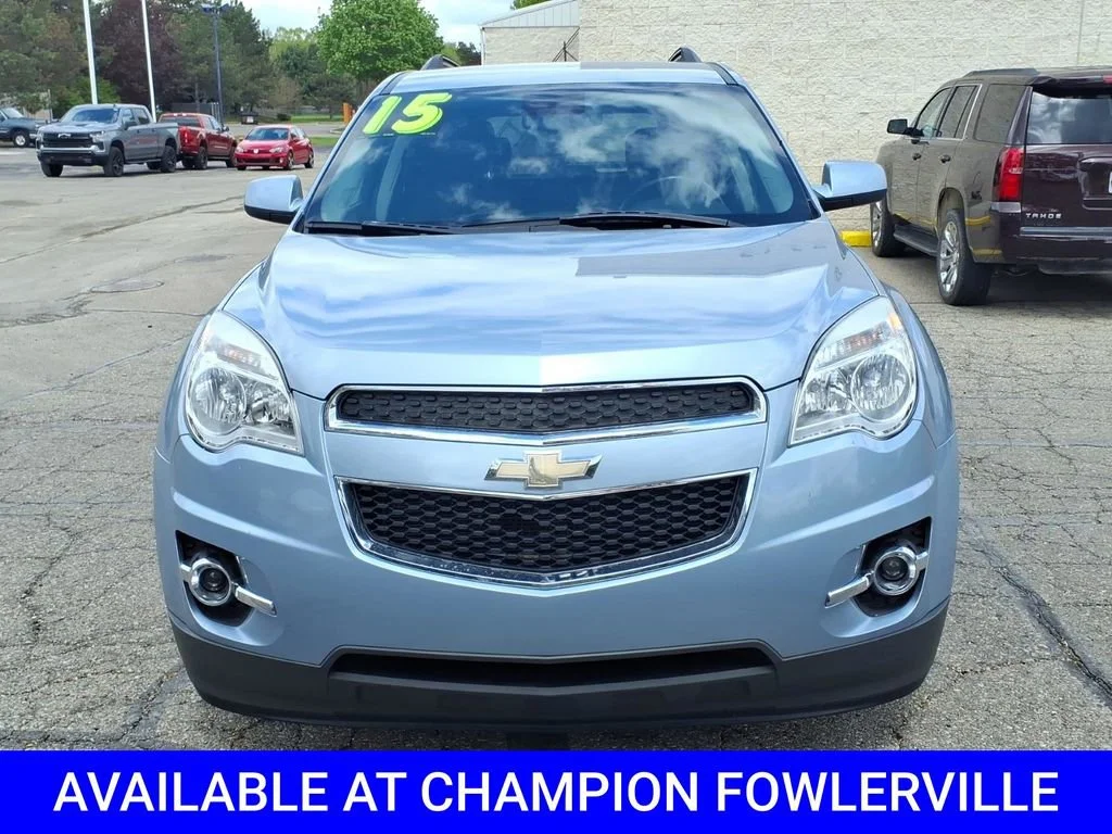 Used 2015 Chevrolet Equinox 2LT with VIN 2GNALCEK8F6180584 for sale in Fowlerville, MI