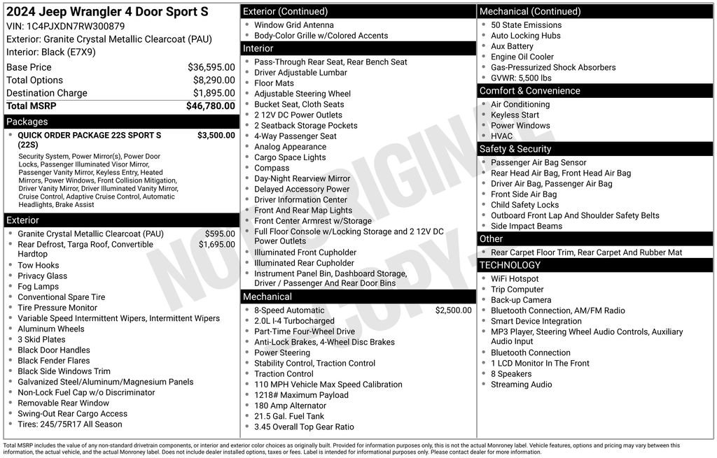 Certified Used 2024 Gray Jeep Sport S image 37