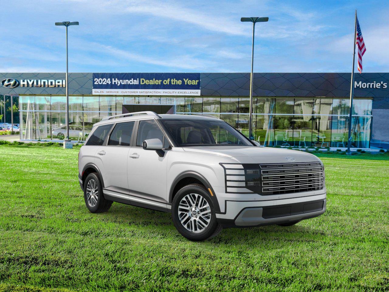 New 2026 White Pearl Hyundai SEL AWD image 2
