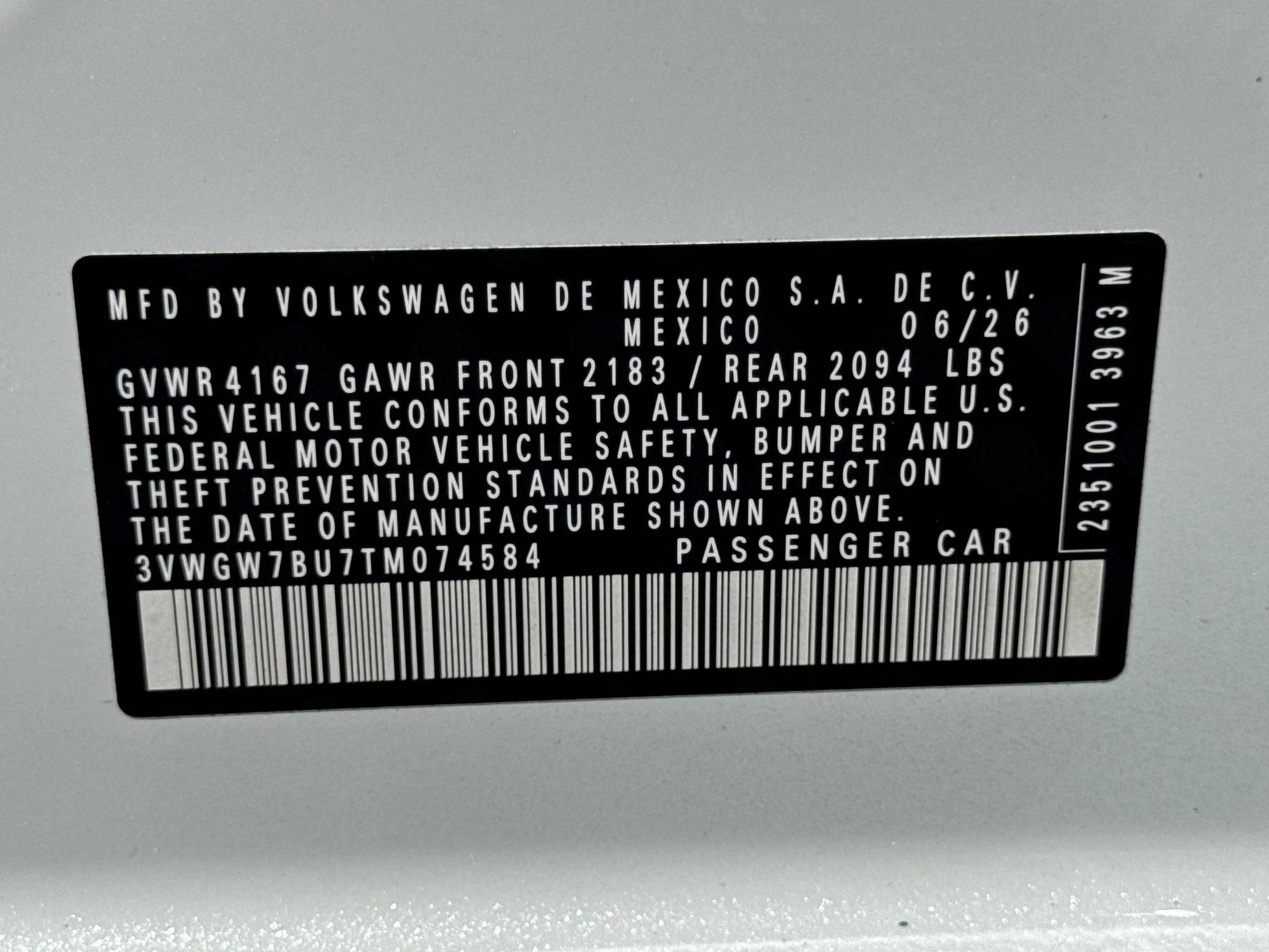 New 2026 Opal White Pearl Volkswagen SEL image 34