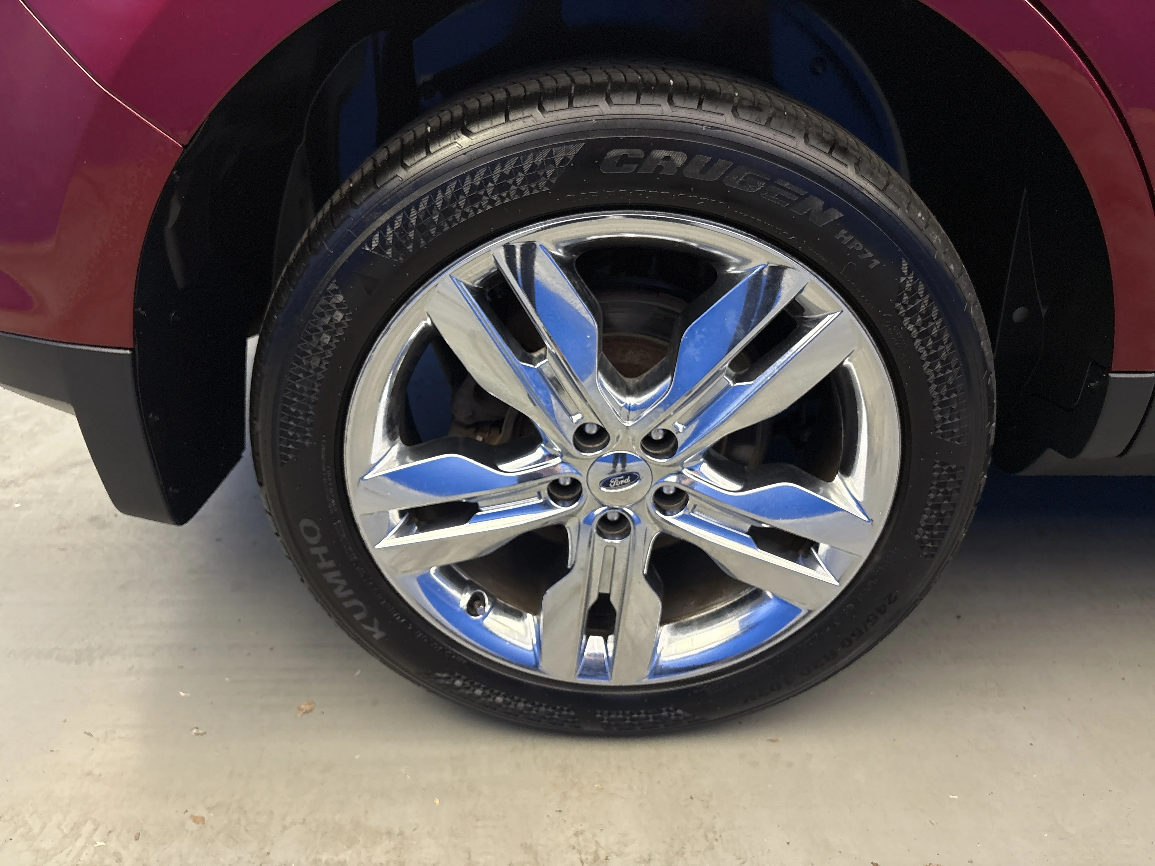 Used 2013 Ruby Red Metallic Ford Limited image 8