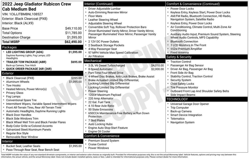Used 2022 Gray Jeep Rubicon image 2