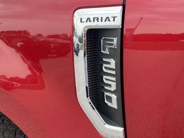 Certified Used 2021 Red Metallic Ford Lariat image 9