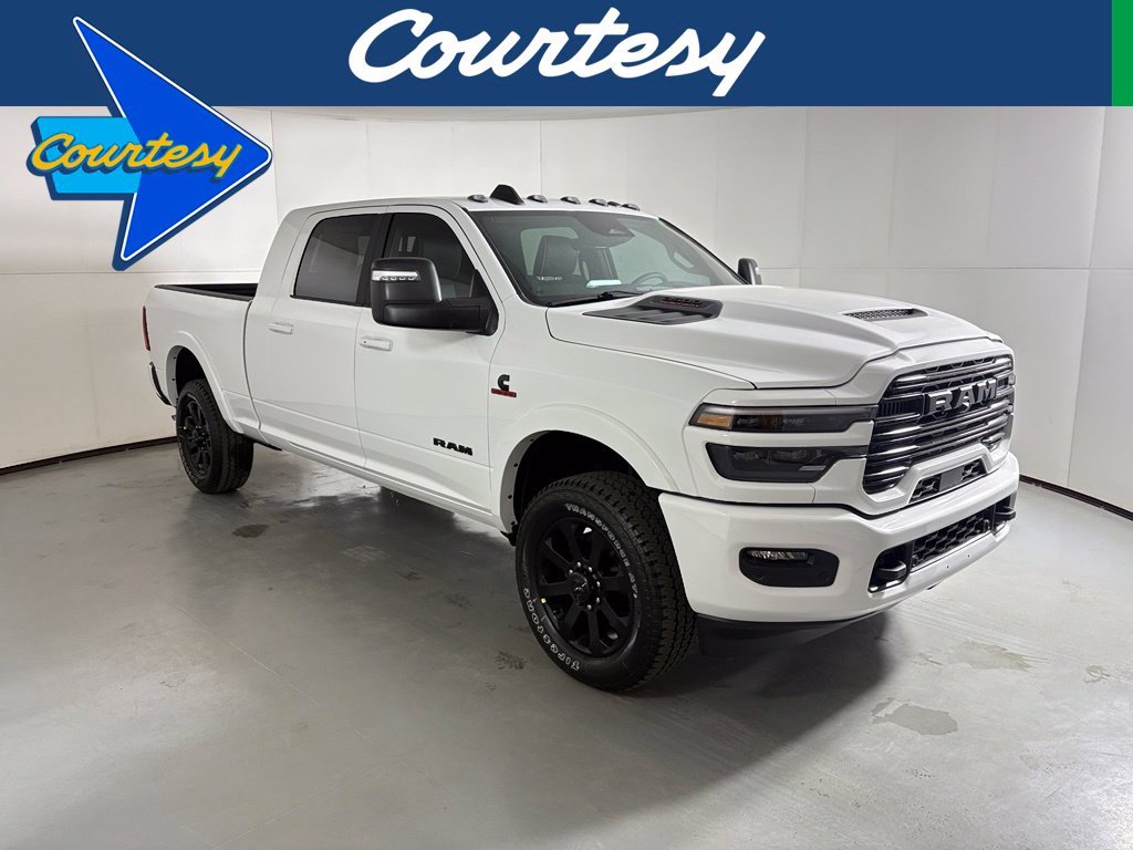 New 2027 Bright White Clear-Coat Paint RAM Laramie image 1