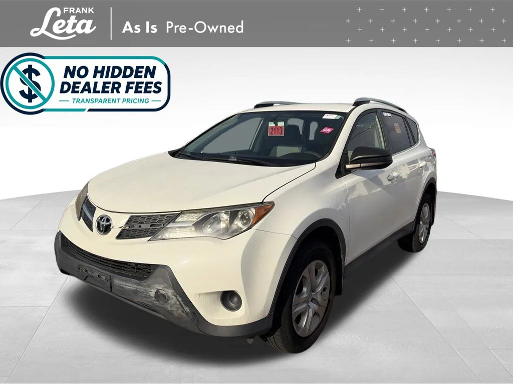 Used 2014 White Toyota LE image 1
