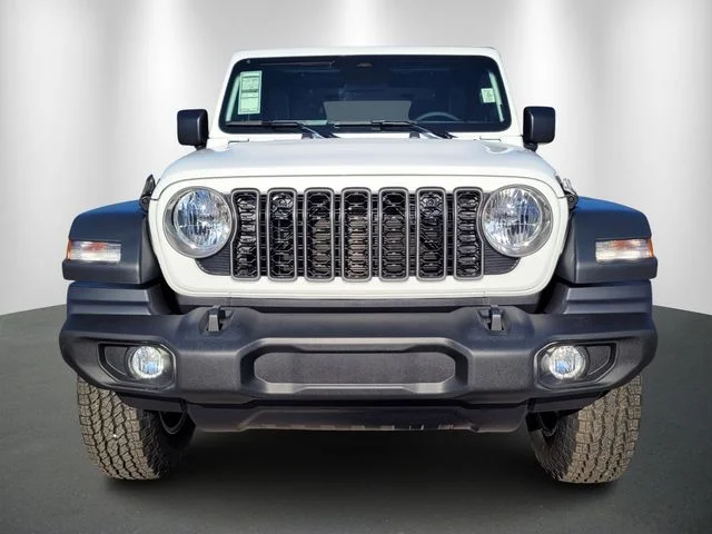 New 2026 Bright White Clear-Coat Exterior Paint Jeep Sport S image 2