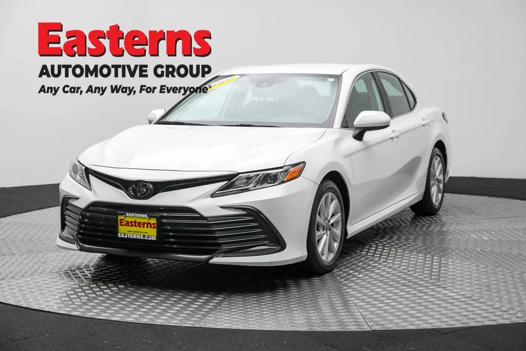 Used 2022 White Toyota LE image 1