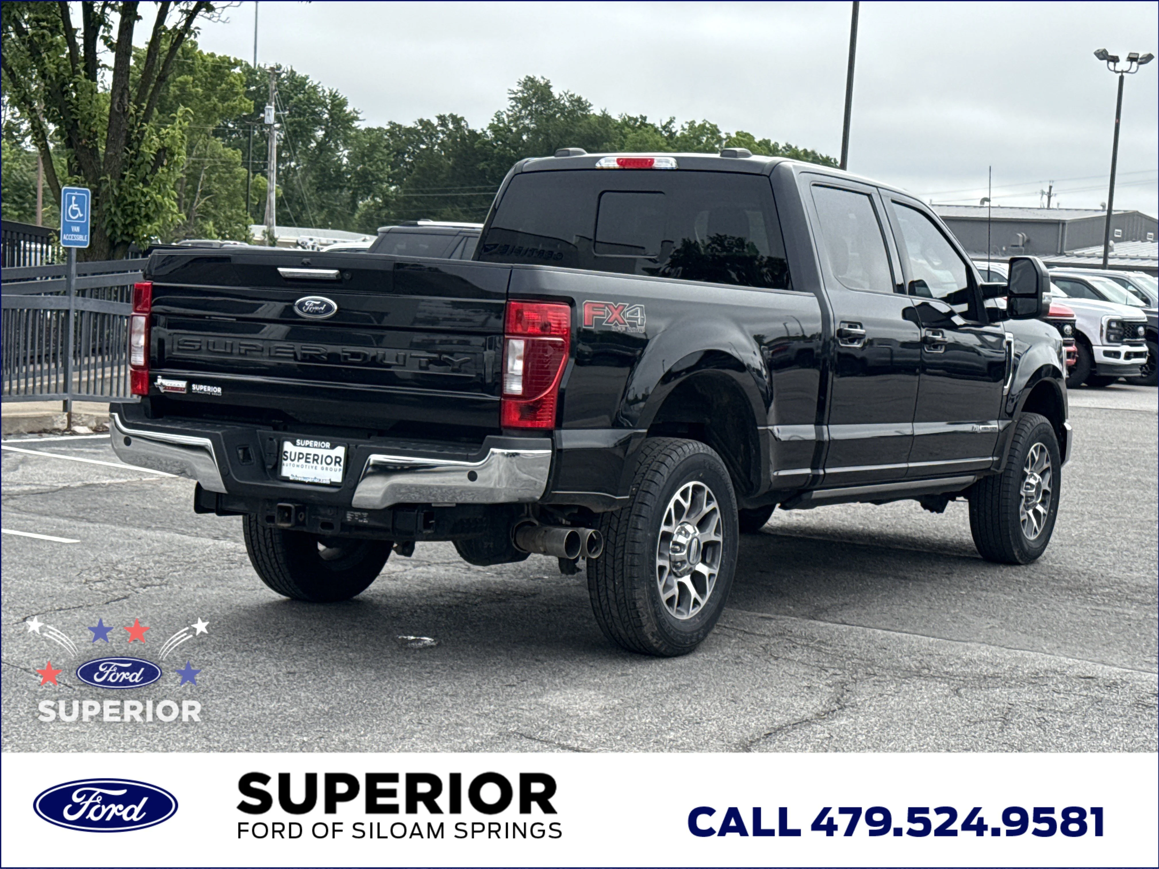 Used 2022 Agate Black Metallic Ford Lariat 4WD image 3