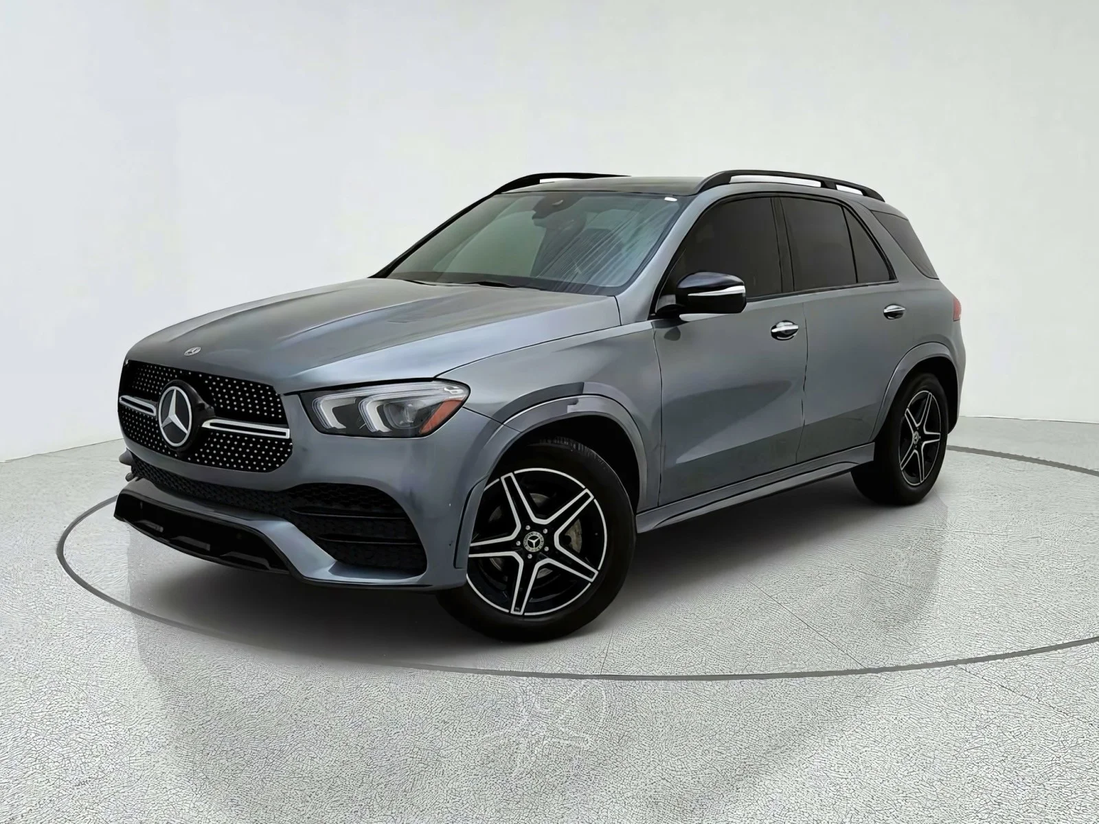 Certified Used 2021 Selenite Grey Mercedes-Benz GLE 350 image 1