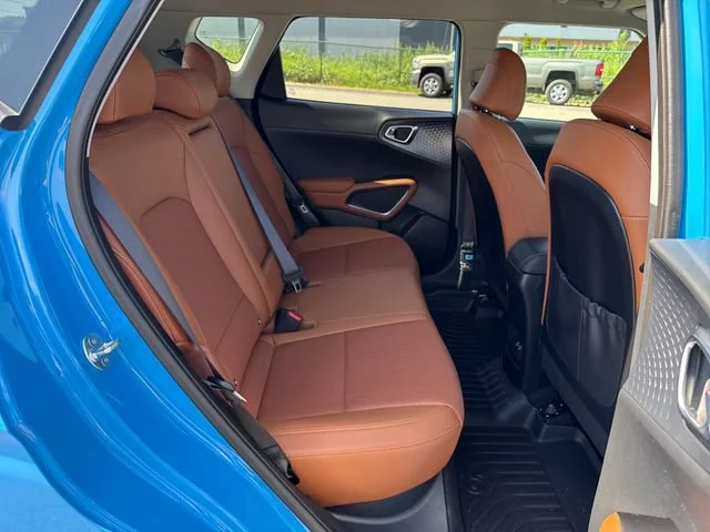Used 2025 Surf Blue/Black Kia EX image 12