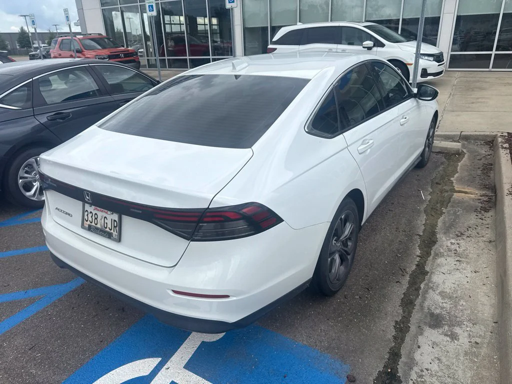 Certified Used 2023 Platinum White Pearl Honda EX image 3