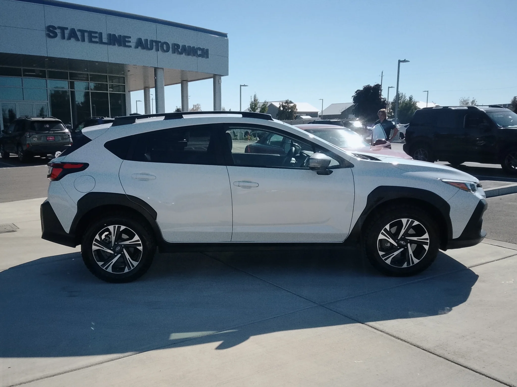 Certified Used 2024 Crystal White Pearl Subaru Premium image 2