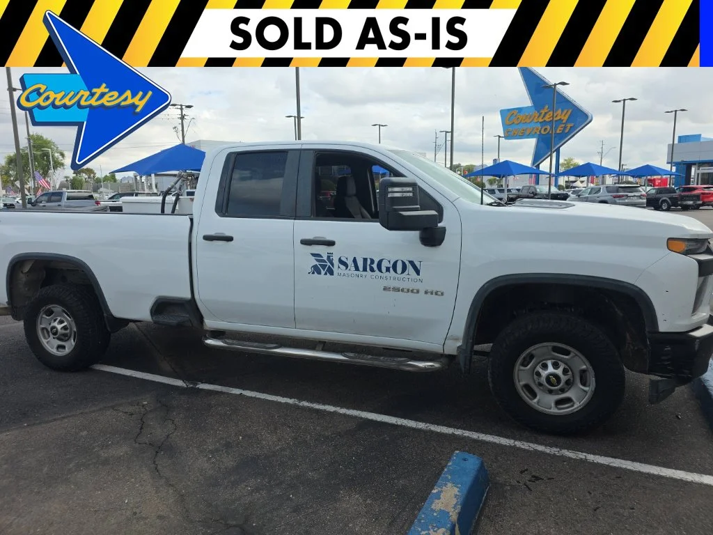 Used 2021 White Chevrolet Work Truck image 1