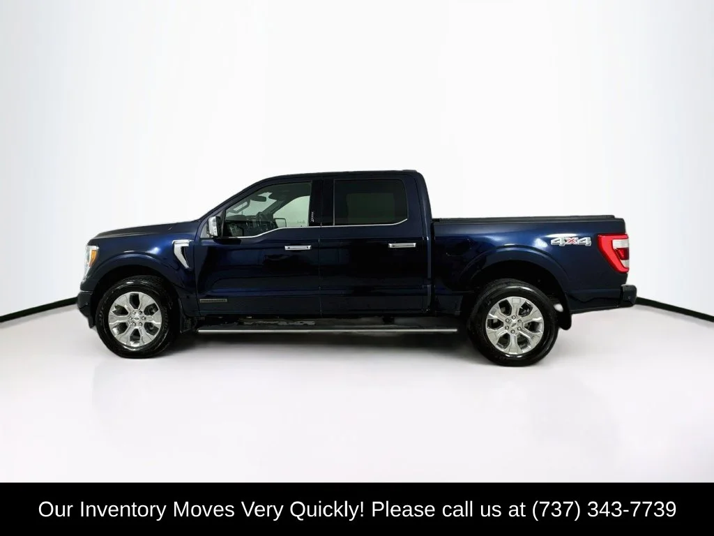 Used 2022 Blue Metallic Ford Platinum image 4