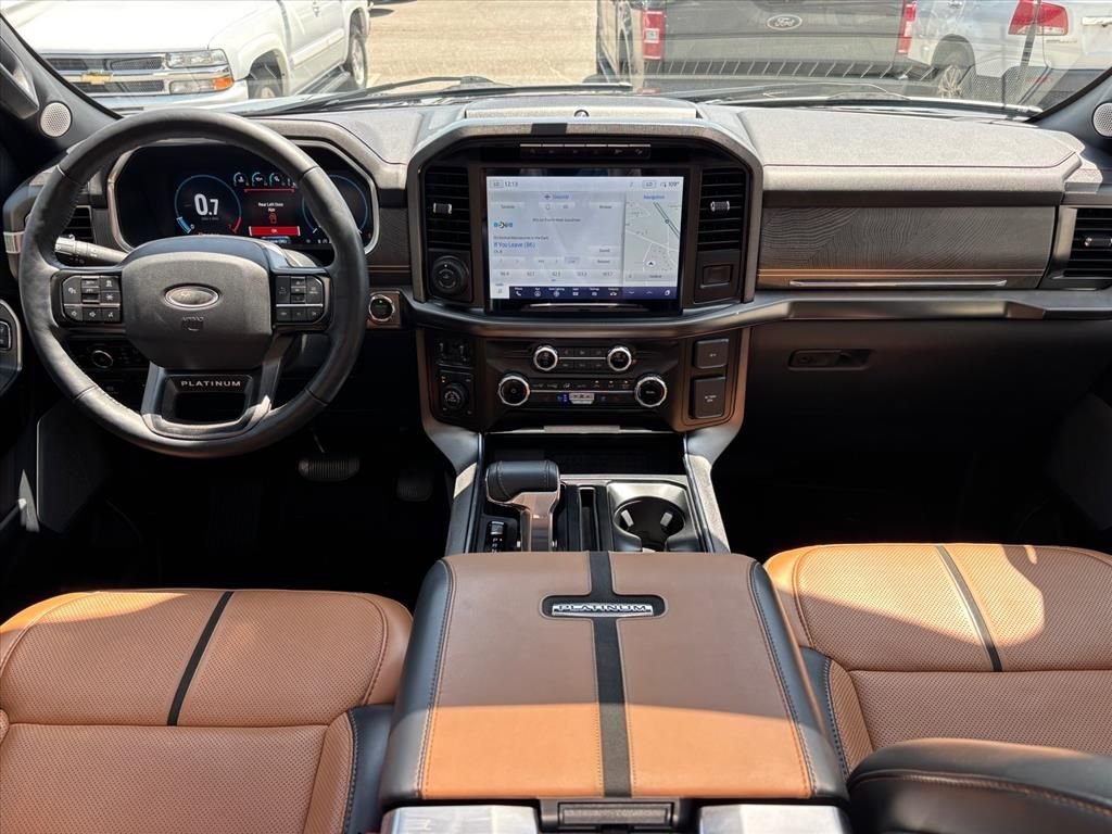 Used 2023 Black Metallic Ford Platinum image 4