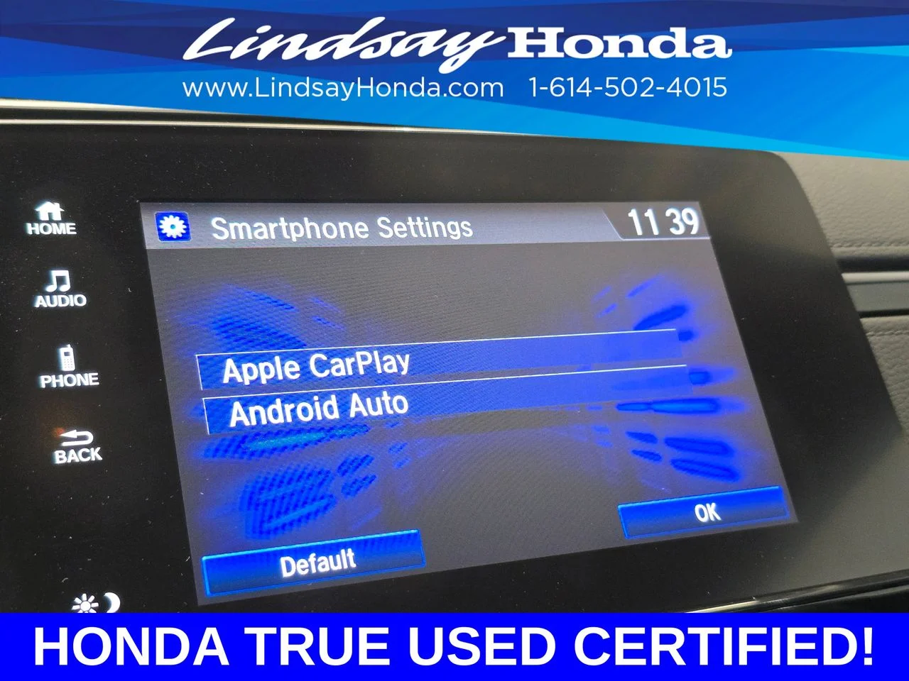Certified Used 2020 Aegean Blue Metallic Honda EX-L image 18