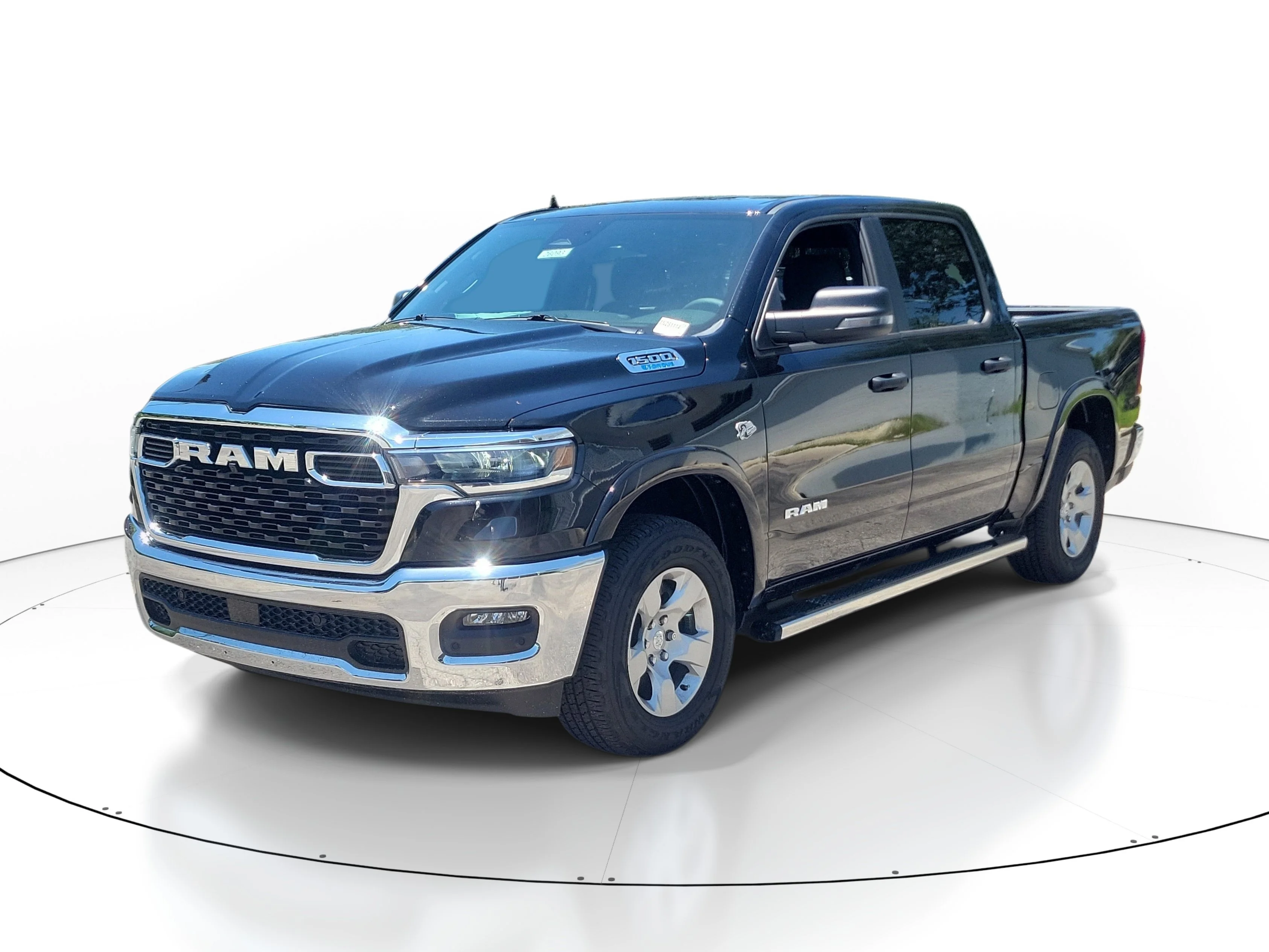 New 2026 Diamond Black Crystal Pearlcoat RAM Big Horn image 3
