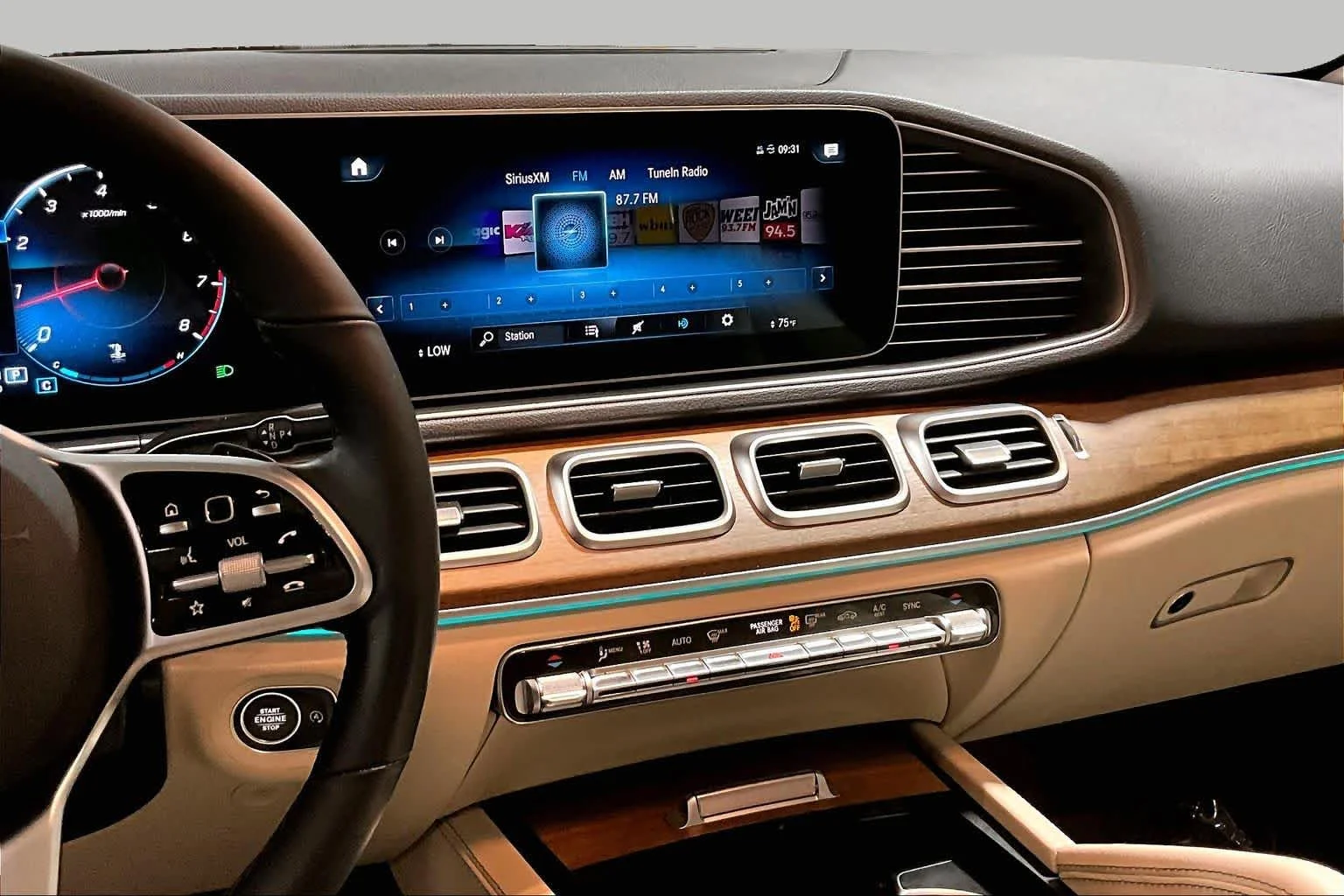 Used 2022 Lunar Blue Metallic Mercedes-Benz GLE 350 image 7