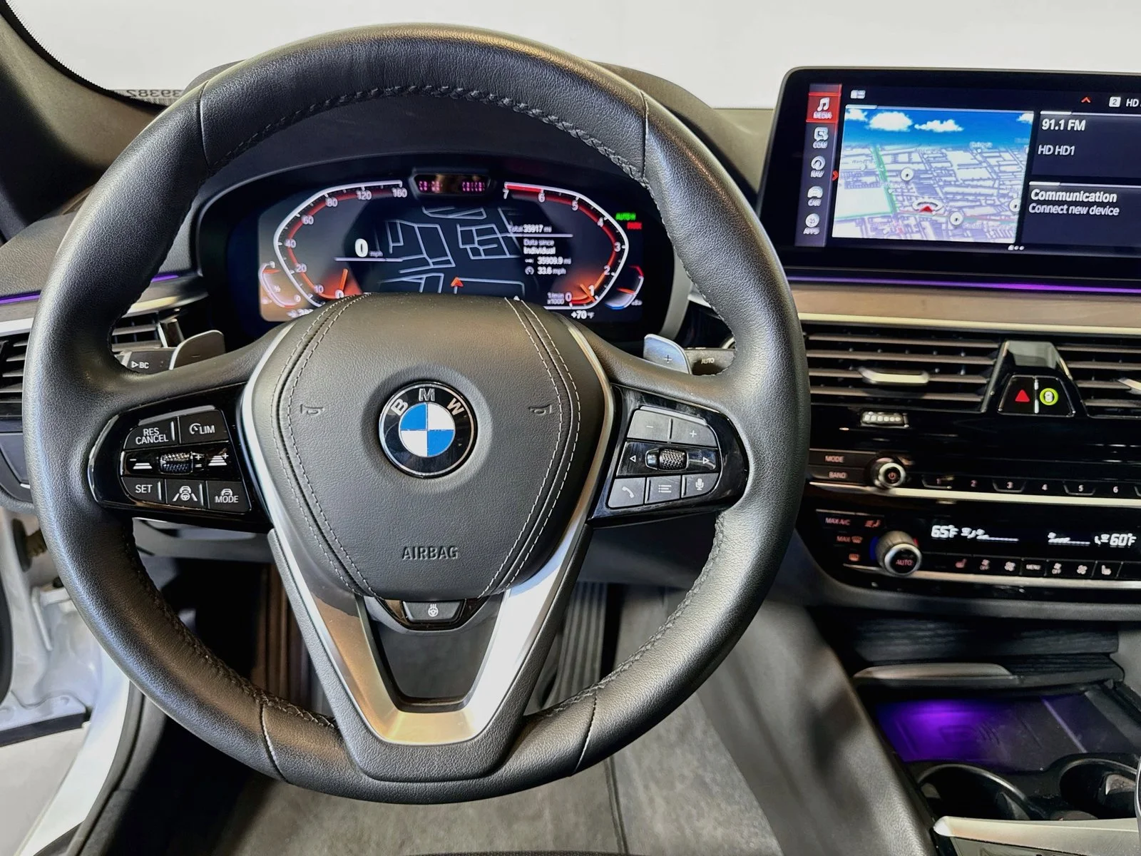 Used 2023 Mineral White Metallic BMW 530i image 14