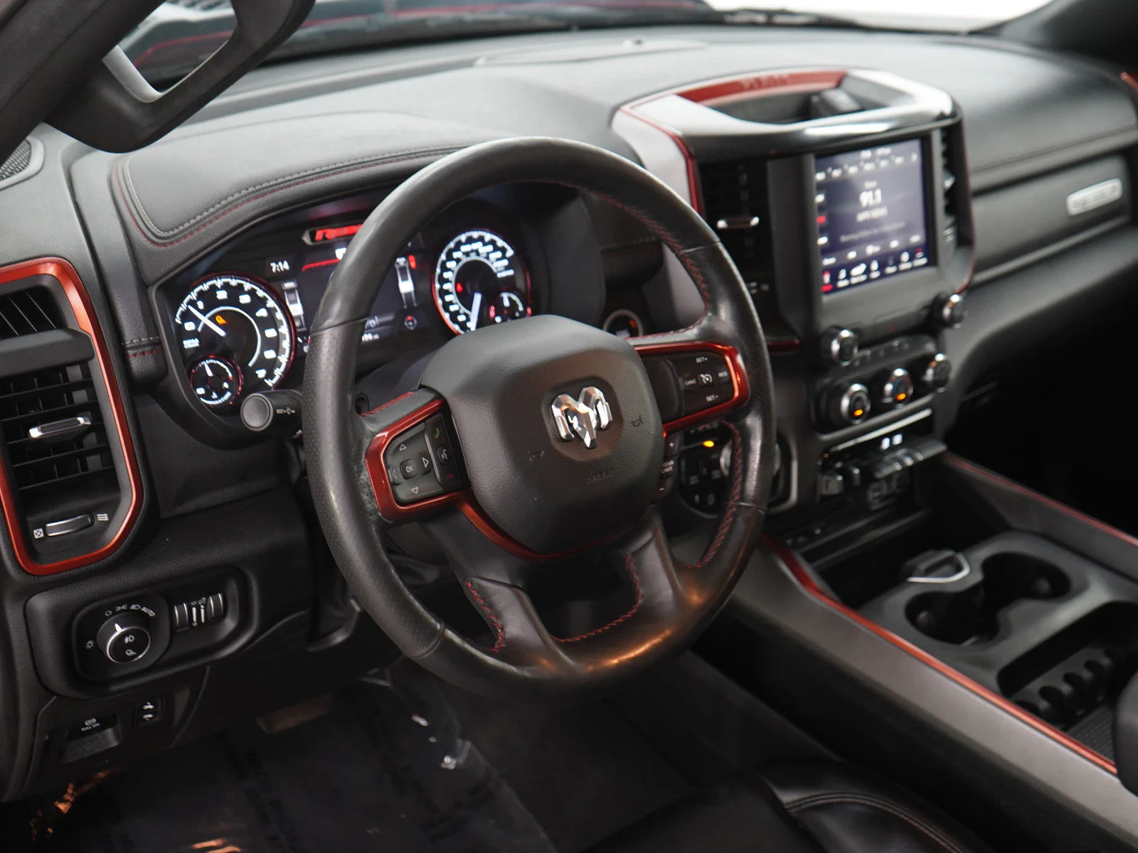 Used 2019 Flame Red Clearcoat Ram Rebel image 19