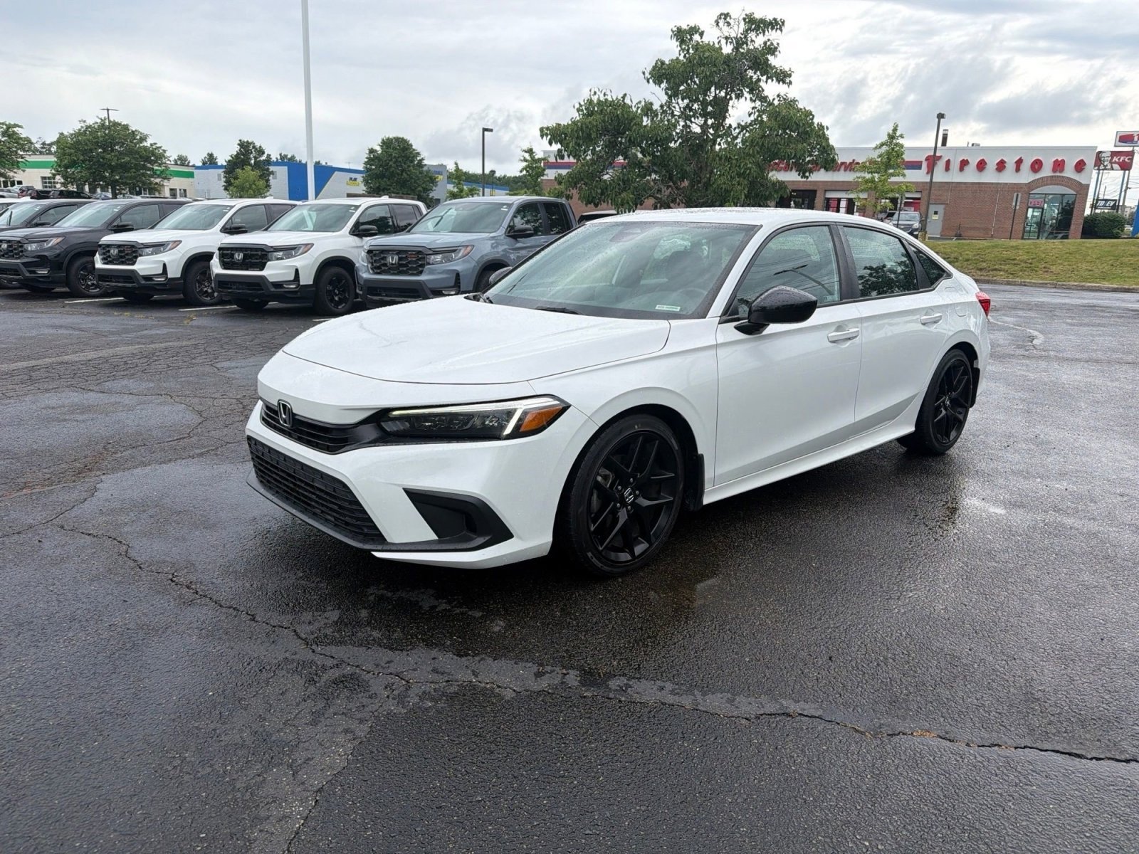 Certified Used 2023 Platinum White Pearl Honda Sport image 6