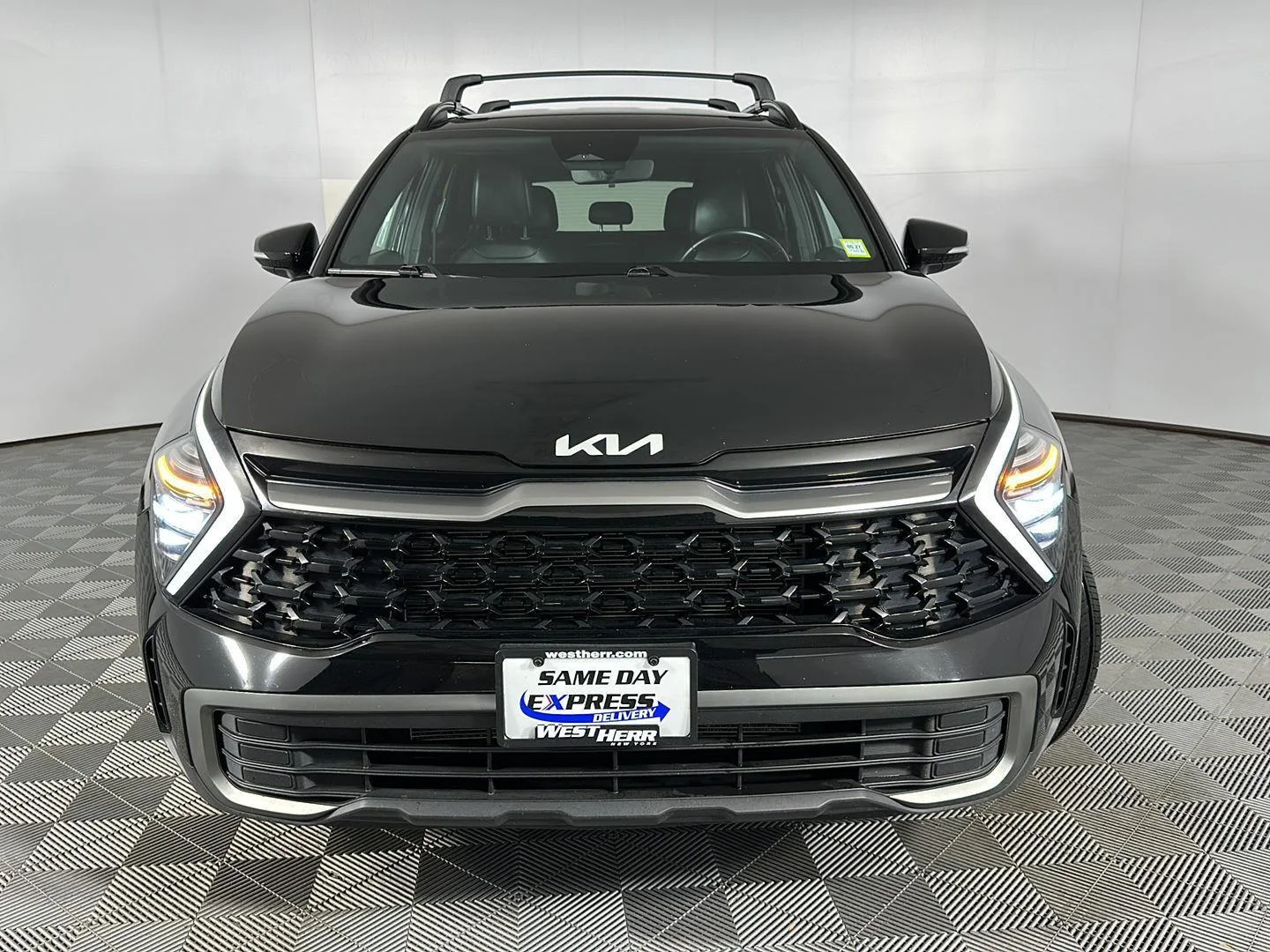 Used 2024 Ebony Black Kia X-Line image 2
