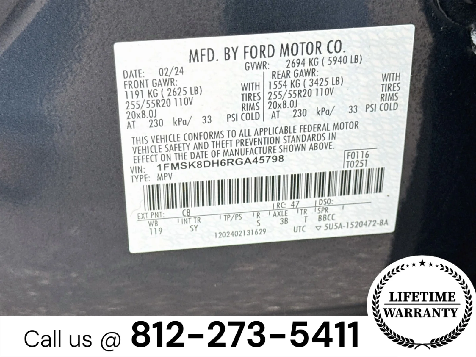 Used 2024 STONE BLUE Ford XLT image 34