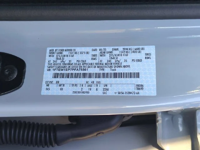 Used 2023 White Ford XLT image 36