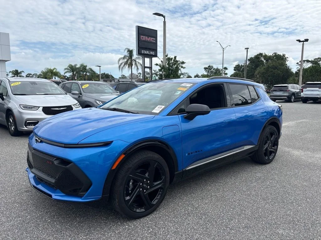 Used 2025 Riptide Blue Metallic Chevrolet RS image 1