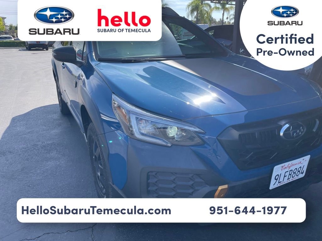 Used 2024 Blue Subaru Wilderness image 1