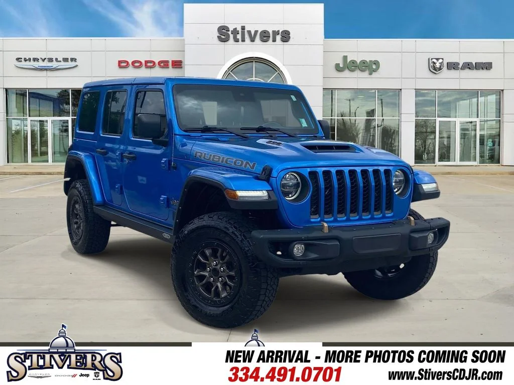 Used 2022 Blue Jeep Unlimited Rubicon 392 image 1