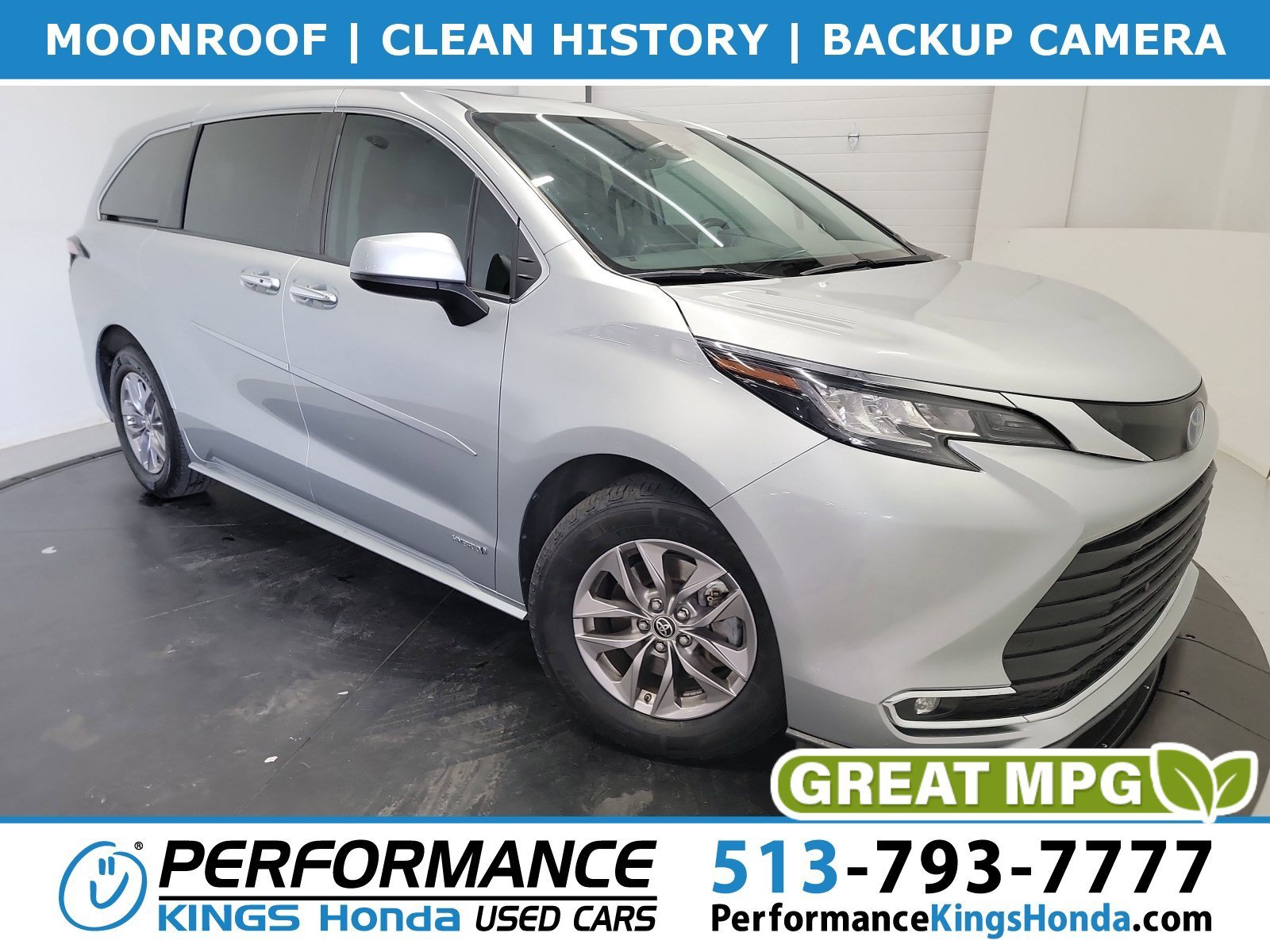 Used 2021 Celestial Silver Metallic Toyota XLE image 1