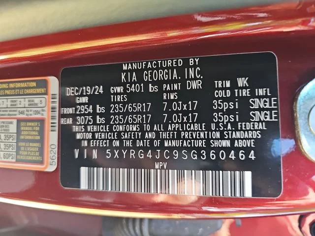 Used 2025 Red Kia LX image 32