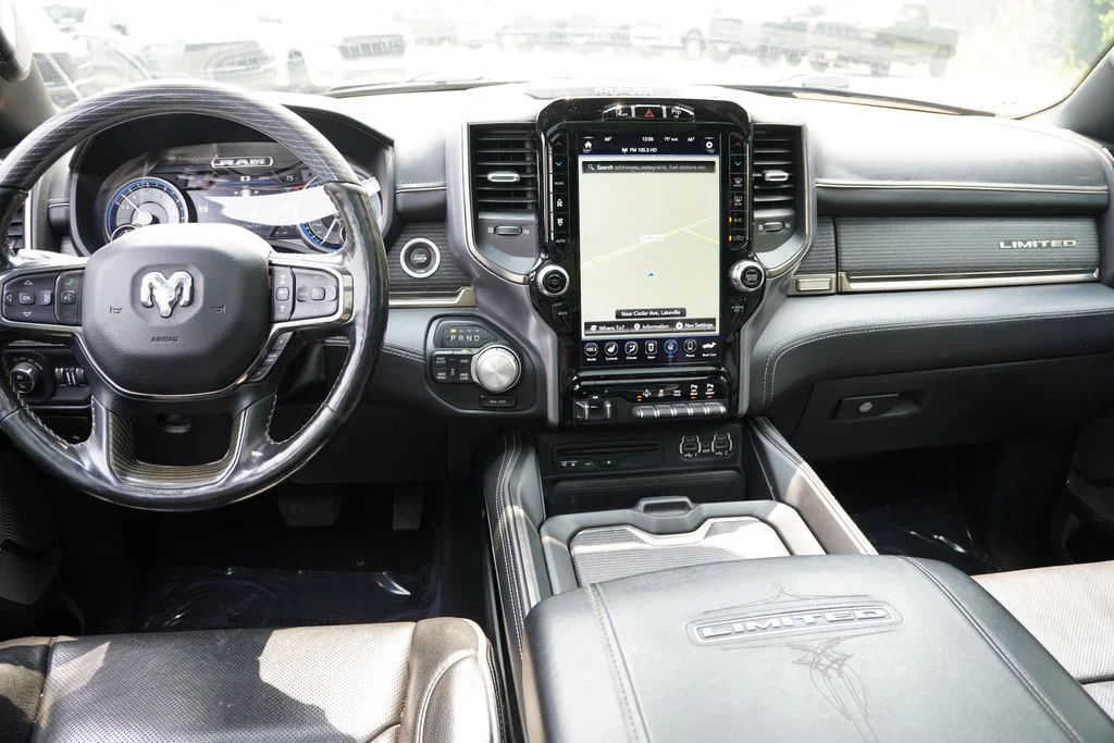 Used 2019 Diamond Black Crystal Pearlcoat Ram Limited image 22