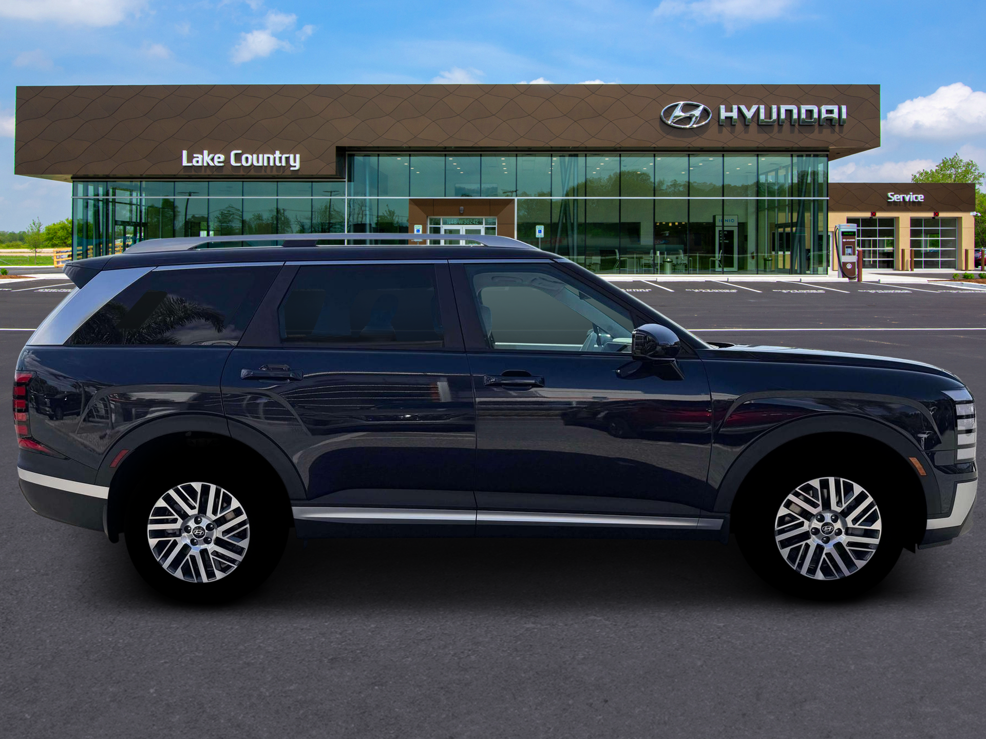 New 2026 Blue Hyundai SEL AWD image 9