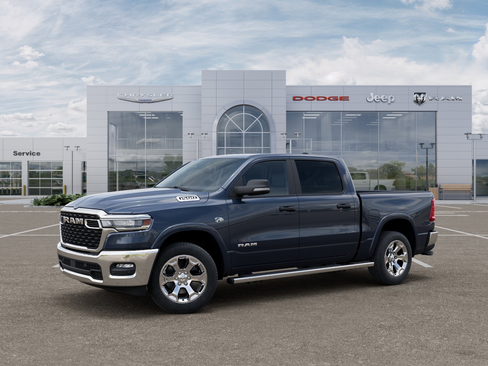 New 2026 Forged Blue Metallic Exterior Paint RAM Big Horn/Lone Star image 32