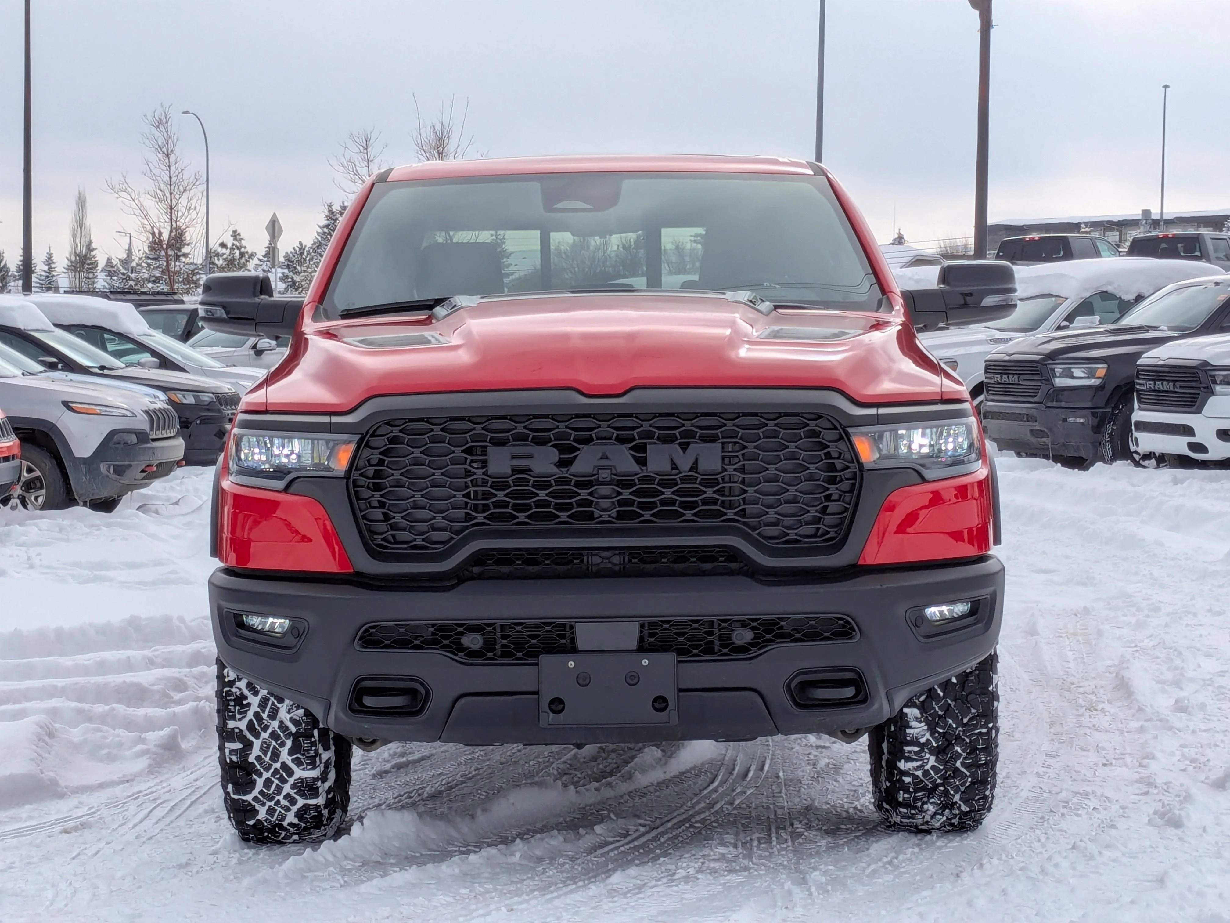 Used 2025 Red RAM Rebel - Rebel Level II Grp - Dual-Pane Sunroof - G/T Pkg - Tech Pkg - Bed Utility Grp - LOADED! image 3