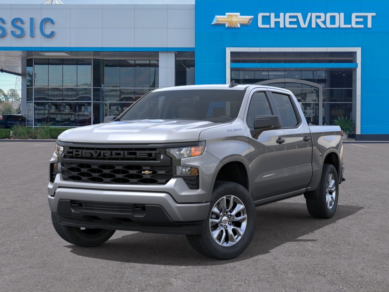2026 Chevrolet Silverado 1500 Custom Gray at Classic Elite Chevrolet Sugar Land
