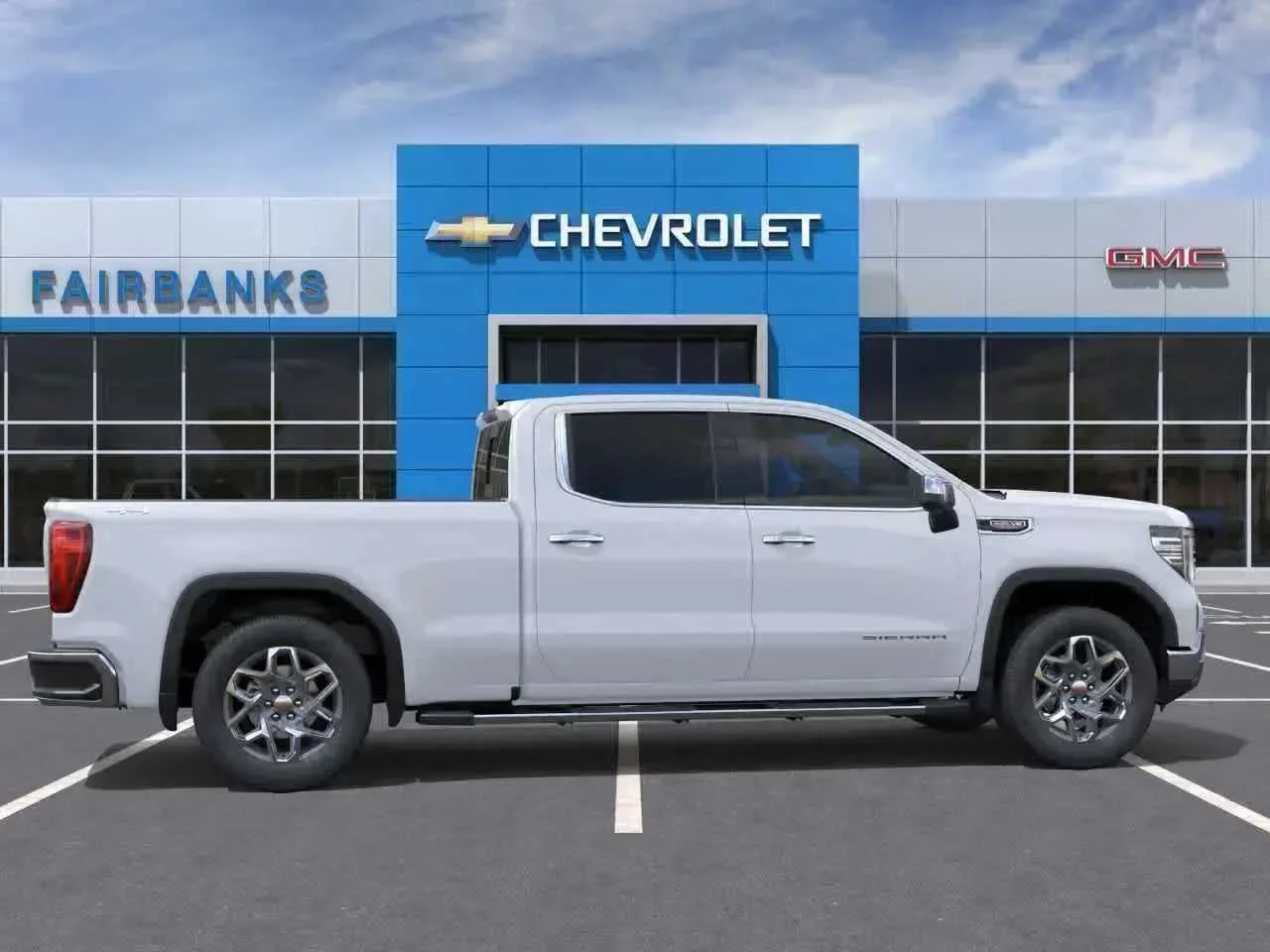 New 2026 Glacier White Tricoat GMC SLT image 5