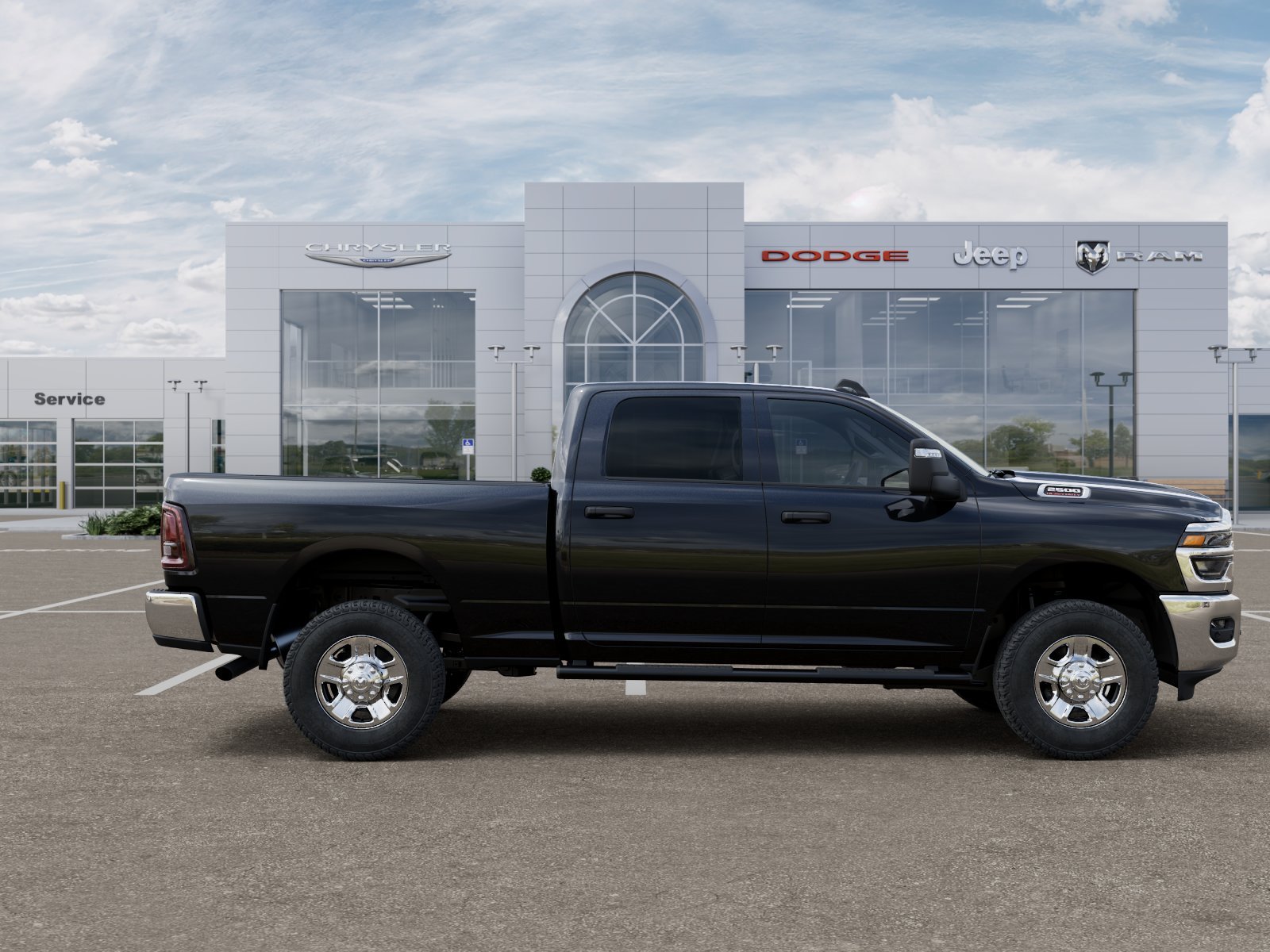 New 2026 Diamond Black Crystal Pearlcoat RAM Tradesman image 40
