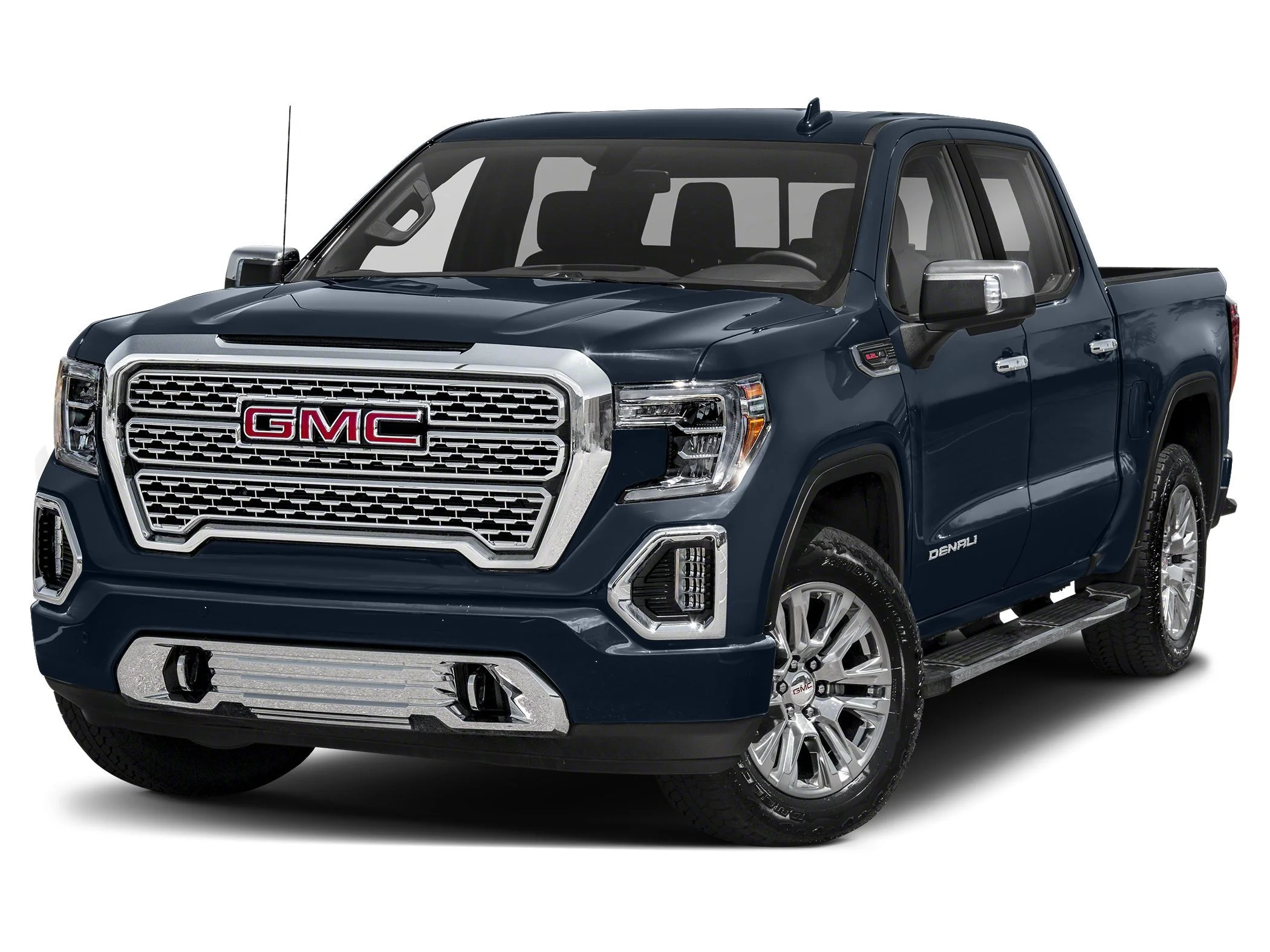 Used 2019 Pacific Blue Metallic GMC Denali 4x4 Crew Cab 5.75 ft. box 147.4 in. WB image 1