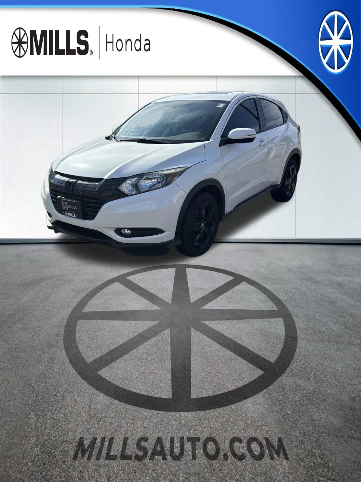 Certified Used 2018 White Orchid Pearl Honda EX image 1