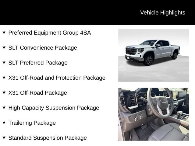 New 2026 Summit White GMC SLT image 8