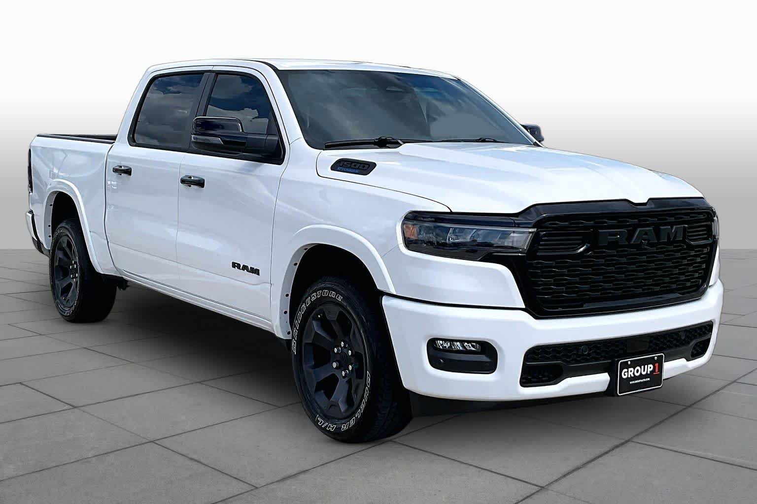 Used 2025 Bright White Clearcoat Ram Big Horn image 3