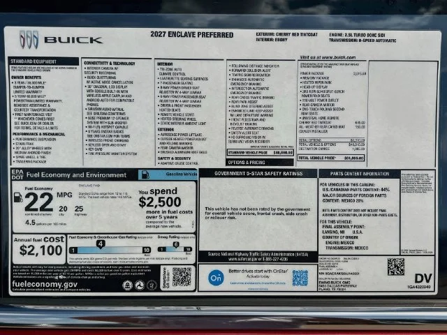 2027 Buick Enclave Preferred - Photo 21