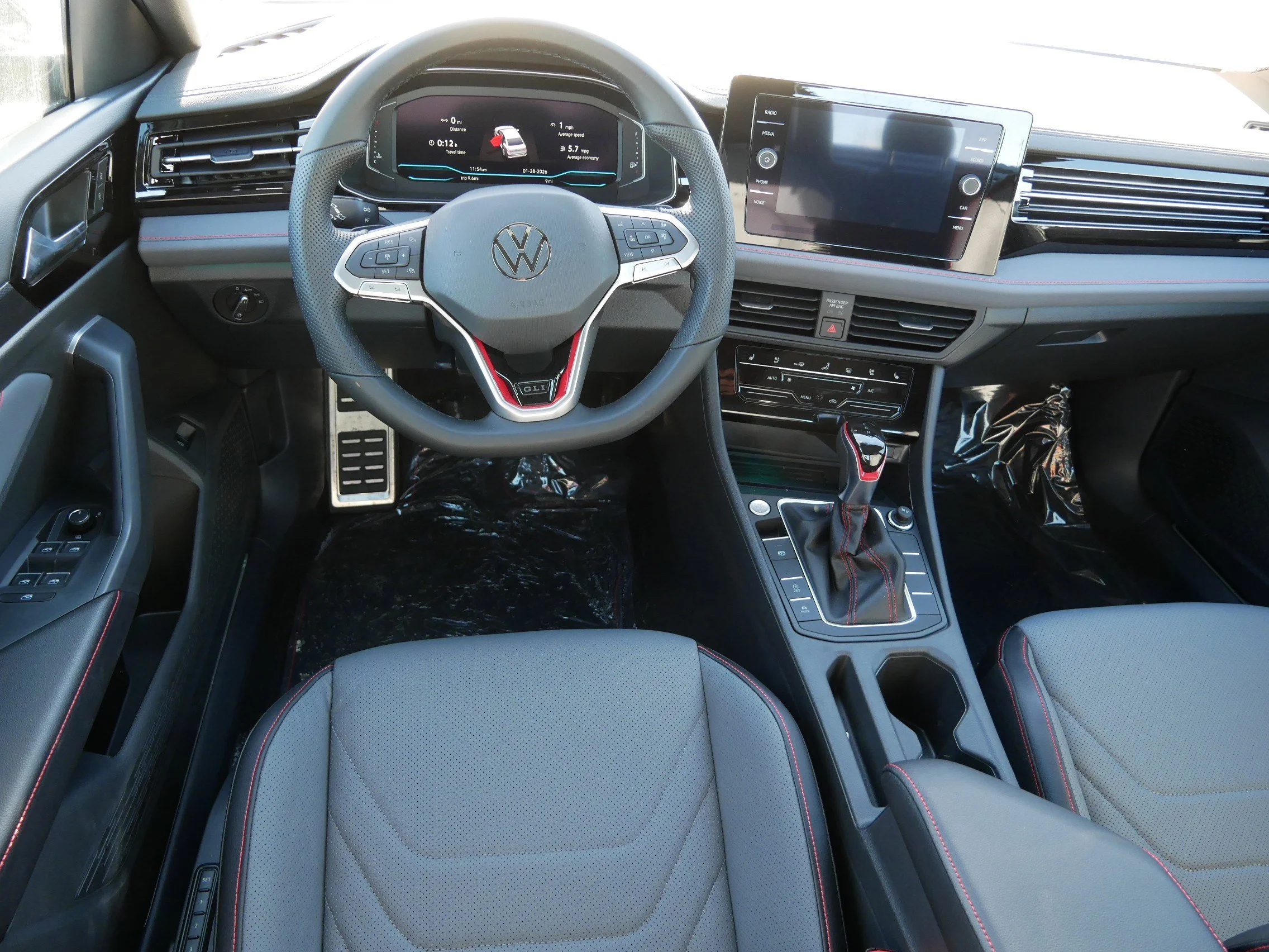 New 2026 Monument Gray w/Deep Black Roof Volkswagen Autobahn image 7