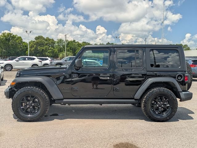 Used 2022 Black Jeep Unlimited Willys image 2